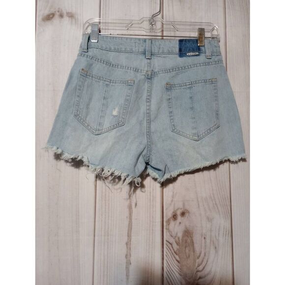 Rip curl‎ Shorts Ladies 25 Light Wash Cut-off Distressed - Picture 2 of 8